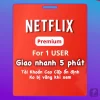 Mua Tài Khoản Netflix Giá Rẻ Dùng Chung - Gói Cao Cấp 1 User, Ổn Định Không Bị Văng
