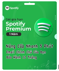 Gói Nâng Cấp Và Gia Hạn Spotify Premium Chính chủ 1 Năm - Bảo Hành 12 Tháng
